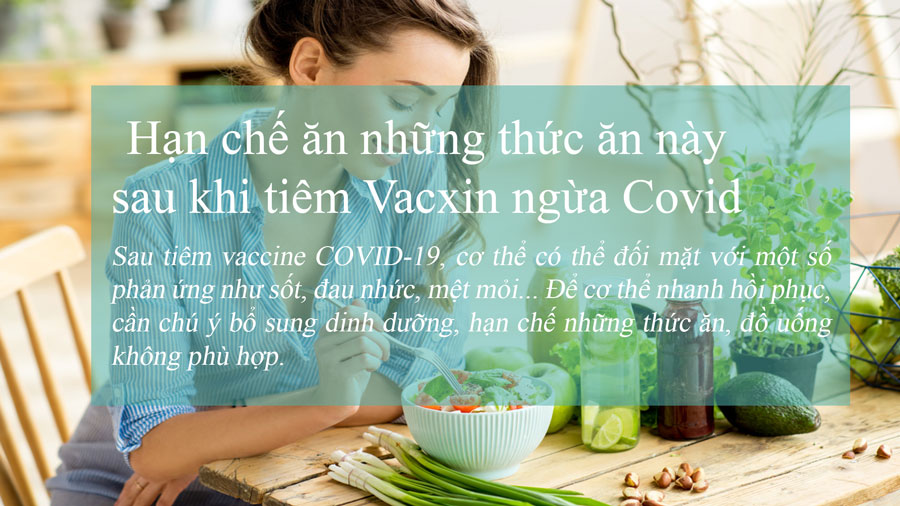 Nếu sốt sau tiêm vaccine COVID-19 nên kiêng những thứ này