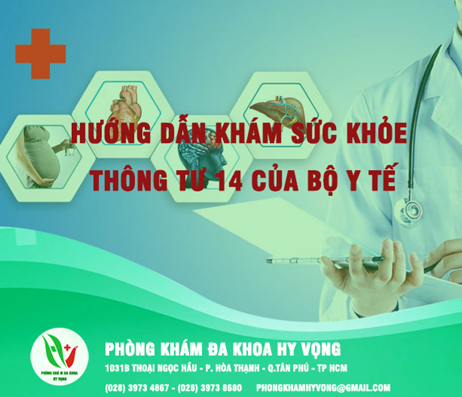 Thông tư số 14/2013/TT-BYT ngày 02/6/2014 của Bộ Y tế Hướng dẫn khám sức khỏe