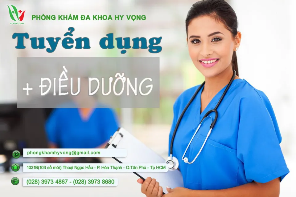 Tuyển dụng vị trí: Nhân Viên Điều Dưỡng