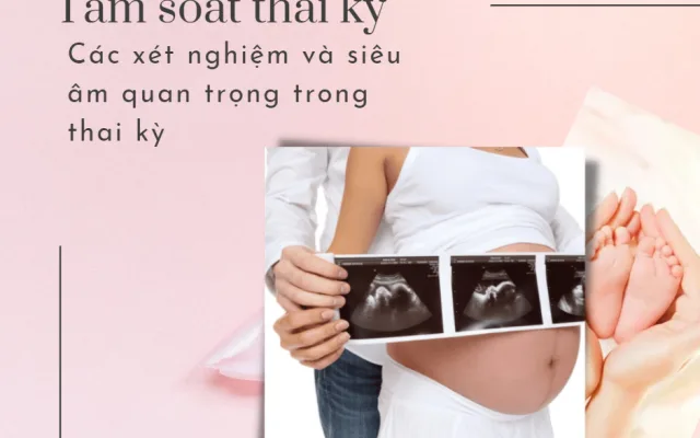 Các xét nghiệm và siêu âm quan trọng trong thai kỳ
