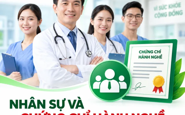 NHÂN SỰ VÀ CHỨNG CHỈ HÀNH NGHỀ