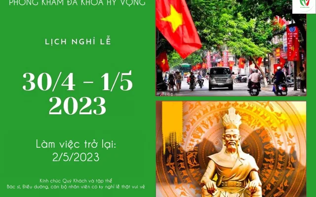 THÔNG BÁO NGHỈ LỄ