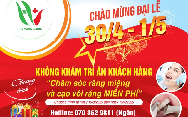 PHÒNG KHÁM ĐA KHOA HY VỌNG – CHĂM SÓC NỤ CƯỜI, NÂNG TẦM SỨC KHỎE