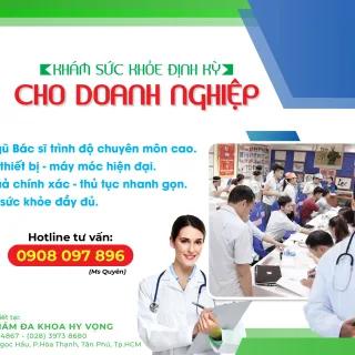 KHÁM SỨC KHỎE ĐỊNH KỲ DOANH NGHIỆP CÔNG TY