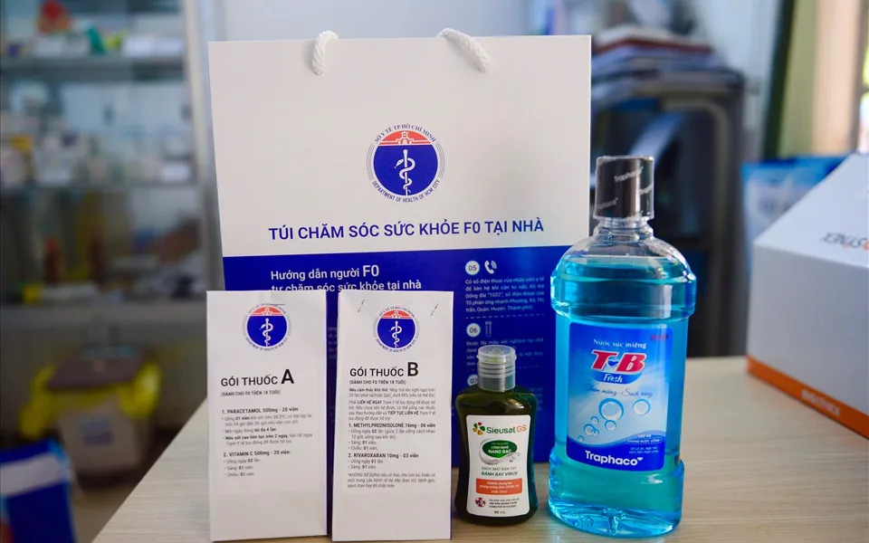 Hướng dẫn sử dụng 3 gói thuốc điều trị covid tại nhà