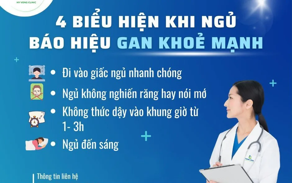 4 BIỂU HIỆN KHI NGỦ BÁO HIỆU GAN KHỎE MẠNH